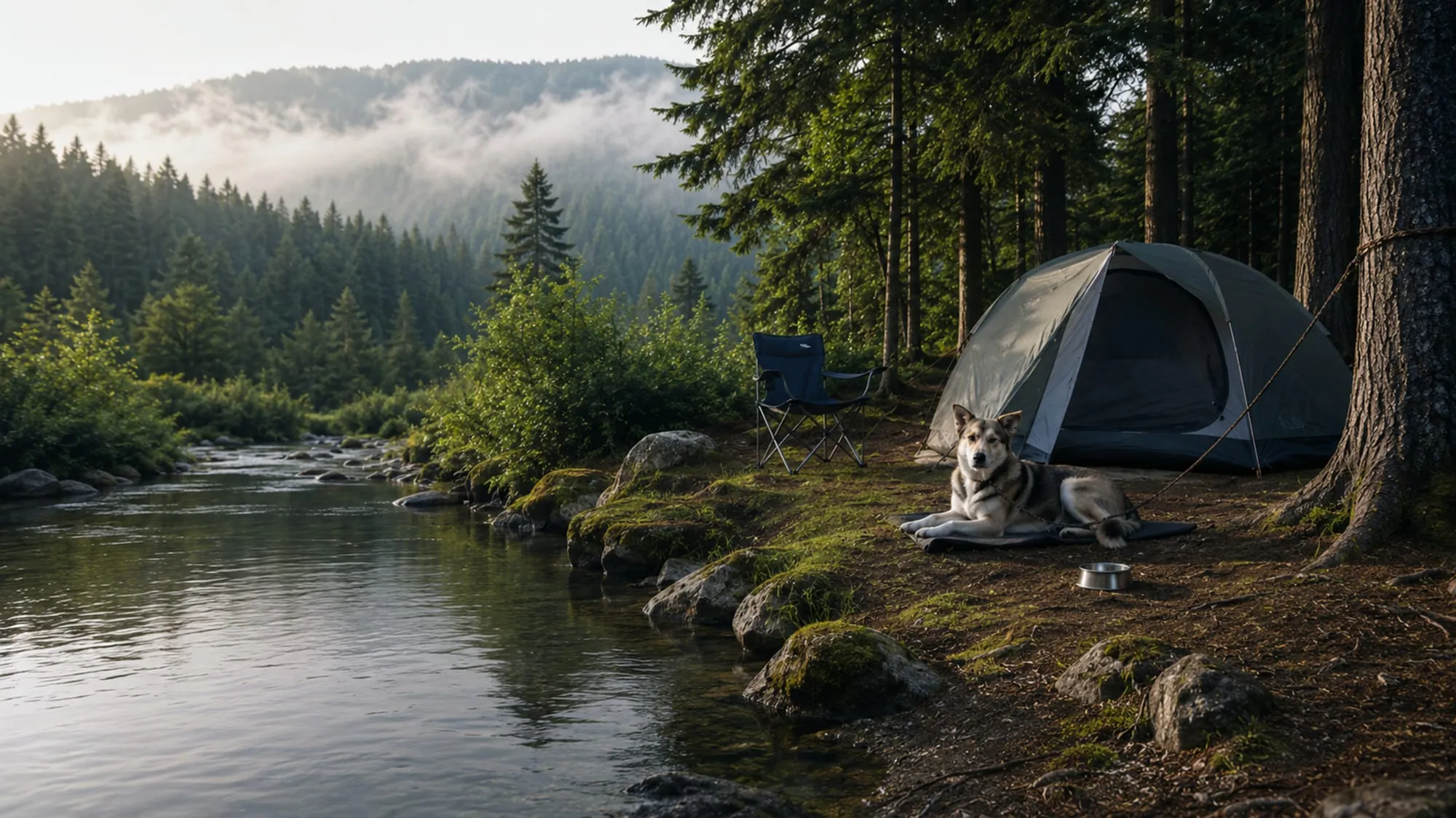 Camping mit Hund im Bayerischen Wald