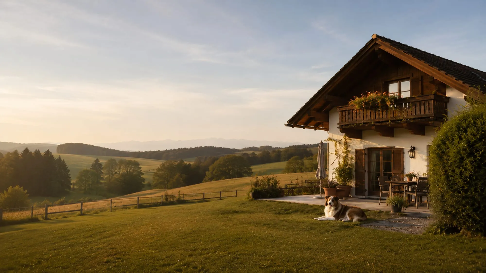 Ferienhaus mit Hund in Bayern